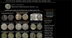 Desktop Screenshot of ancientarmeniancoins.com